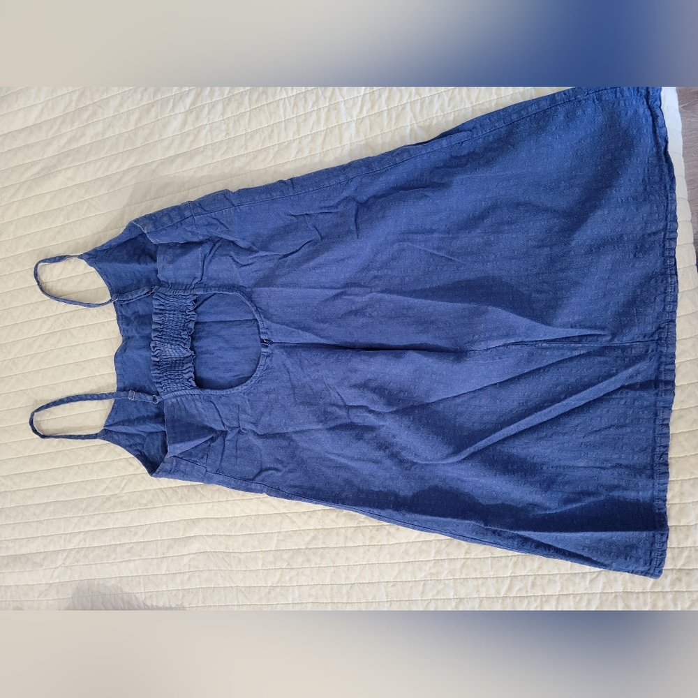 mini blue dress